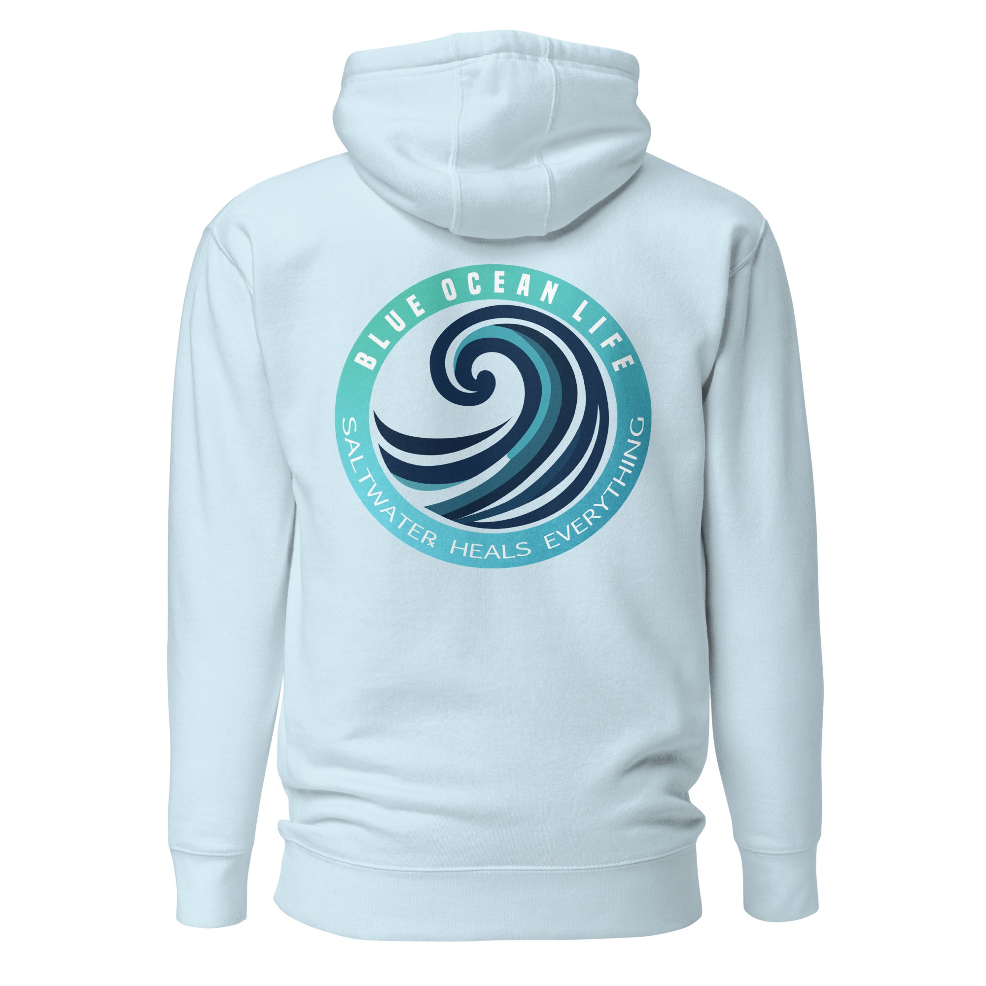 Healing Wave Unisex Hoodie – The Blue Ocean Life Company