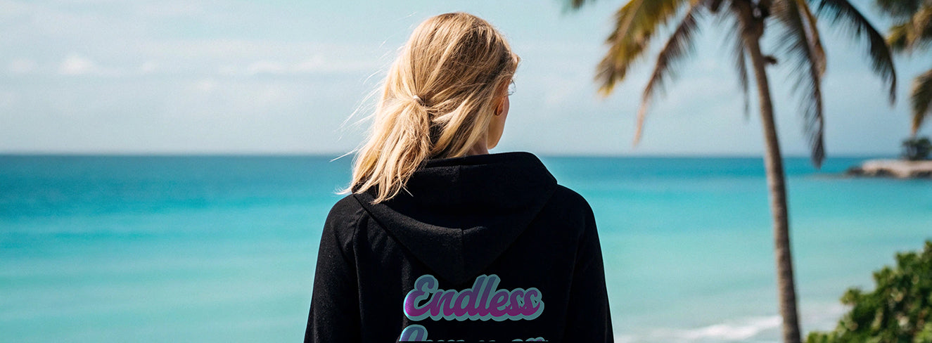 endless summer hoodie blue ocean drive