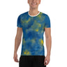Blueprint Tie-Dye Men's Athletic T-shirt
