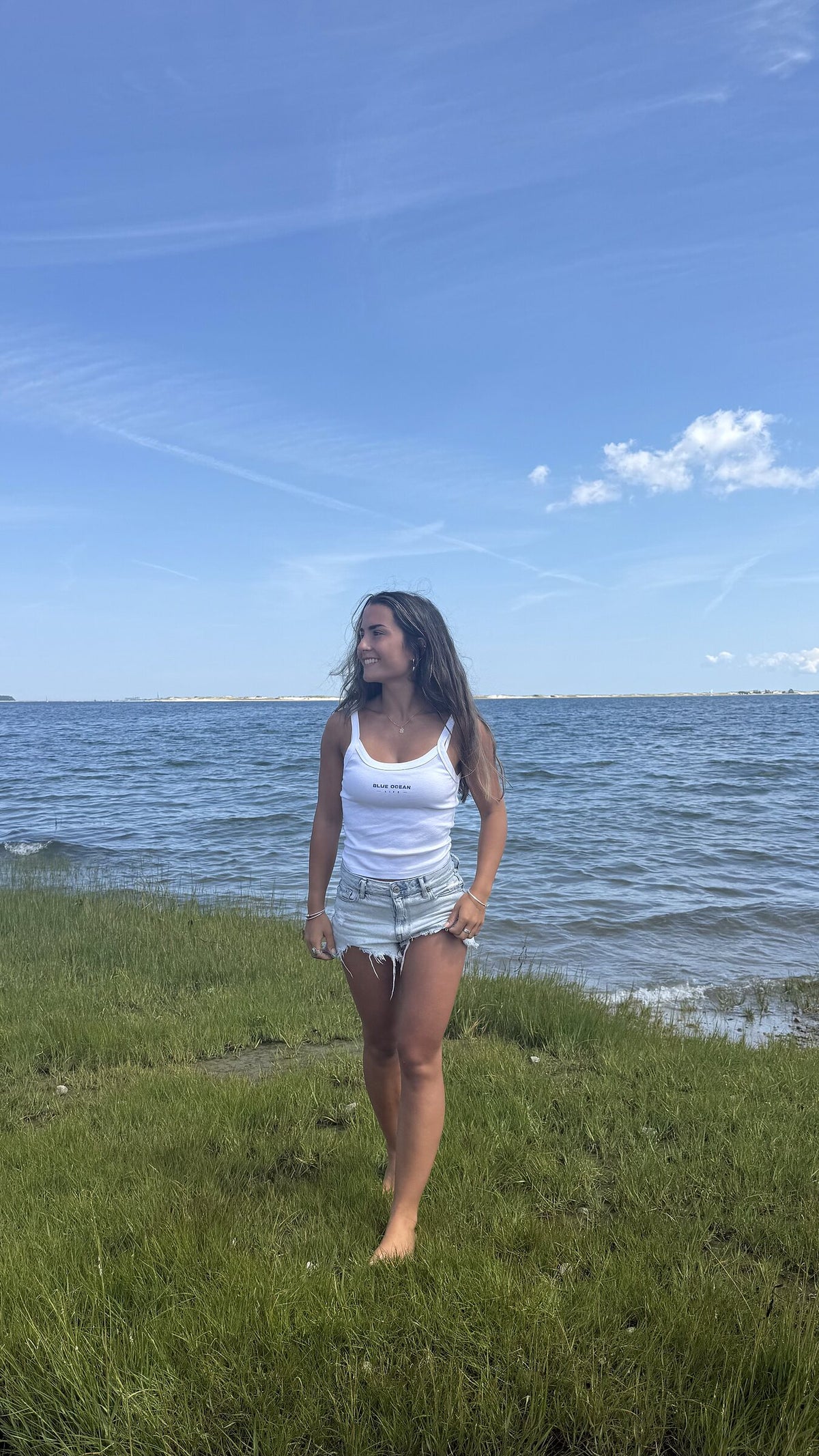 Special Edition Women's Crop Tank full-body lifestyle view