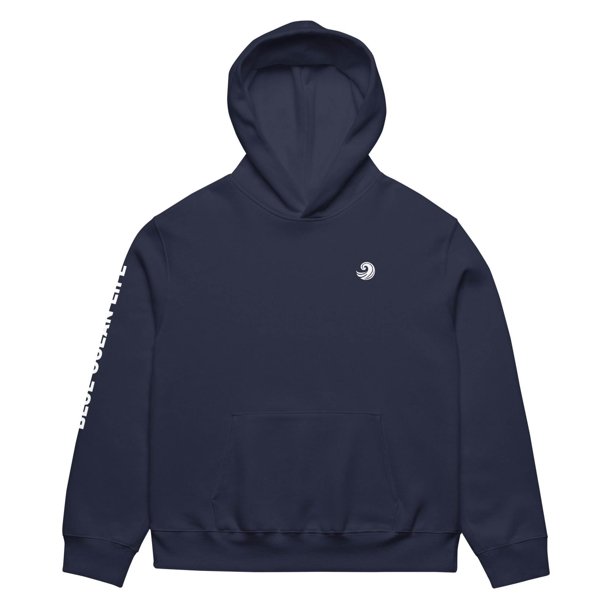 Saltwater Oversized Hoodie - Navy Blue – Blue Ocean Life™️ by
