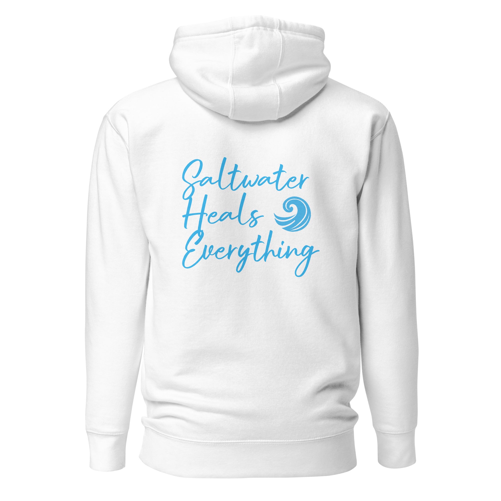 Saltwater Heals Everything - Healing Wave - Unisex Hoodie – The Blue Ocean  Life Company