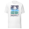 Blue Ocean Life Palm Trees Unisex t-shirt