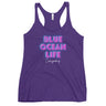 Blue Ocean Life Miami Neon Women's Racerback Tank