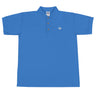 Blue Embroidered Polo Shirt By Blue Ocean Life