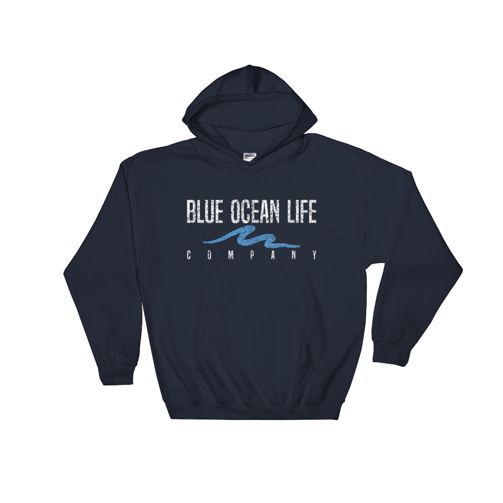 blue ocean life hoodie for men