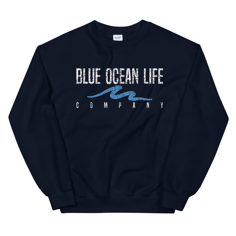 blue ocean life sweatshirt