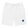 Men Fleece White Shorts By Blue Ocean Life