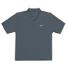 Sailboat Embroidered Grey Polo Shirt