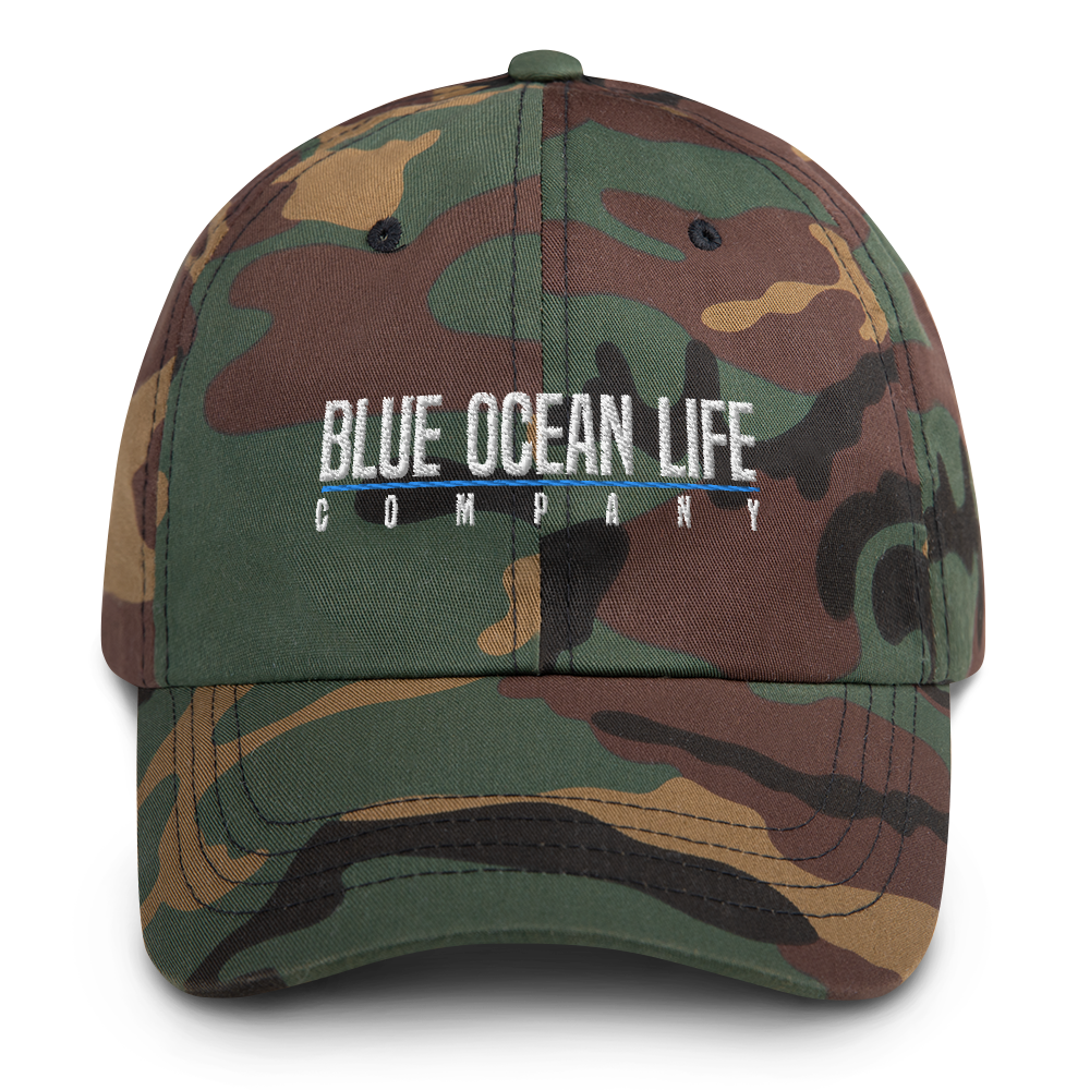 Blue ocean life cap