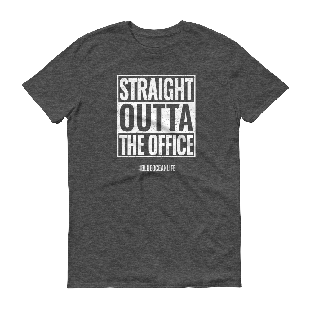 Straight Outta the Office tshirt for men