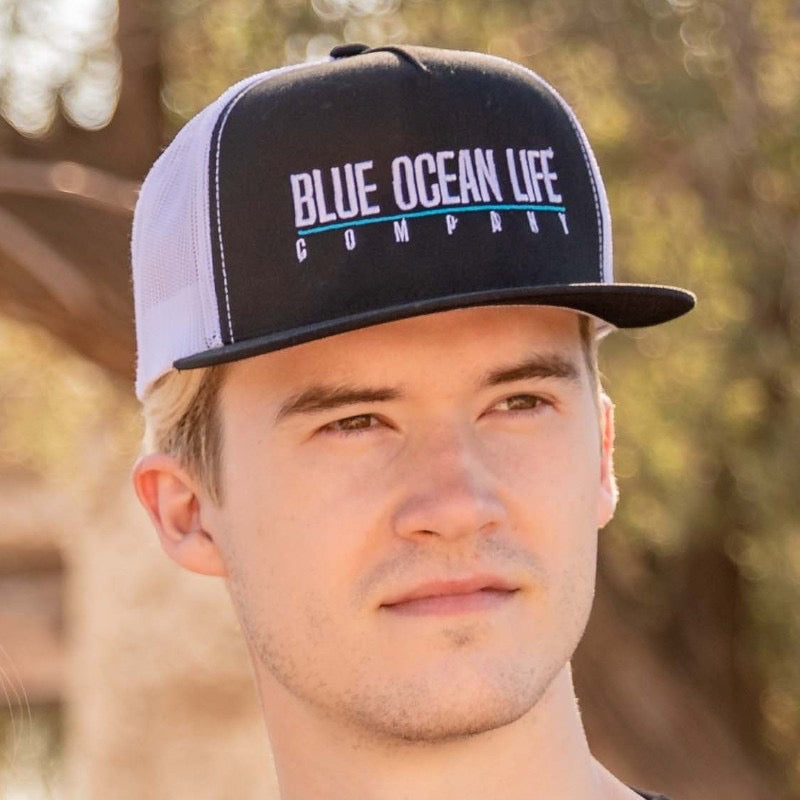 Simple Trucker Cap - Blue Ocean Life
